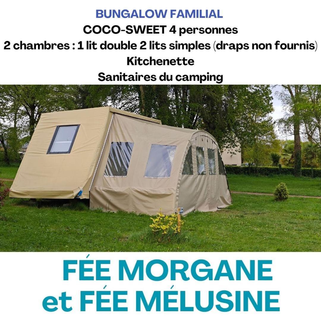 Camping Le Val Aux Fees - Broceliande Concoret Esterno foto