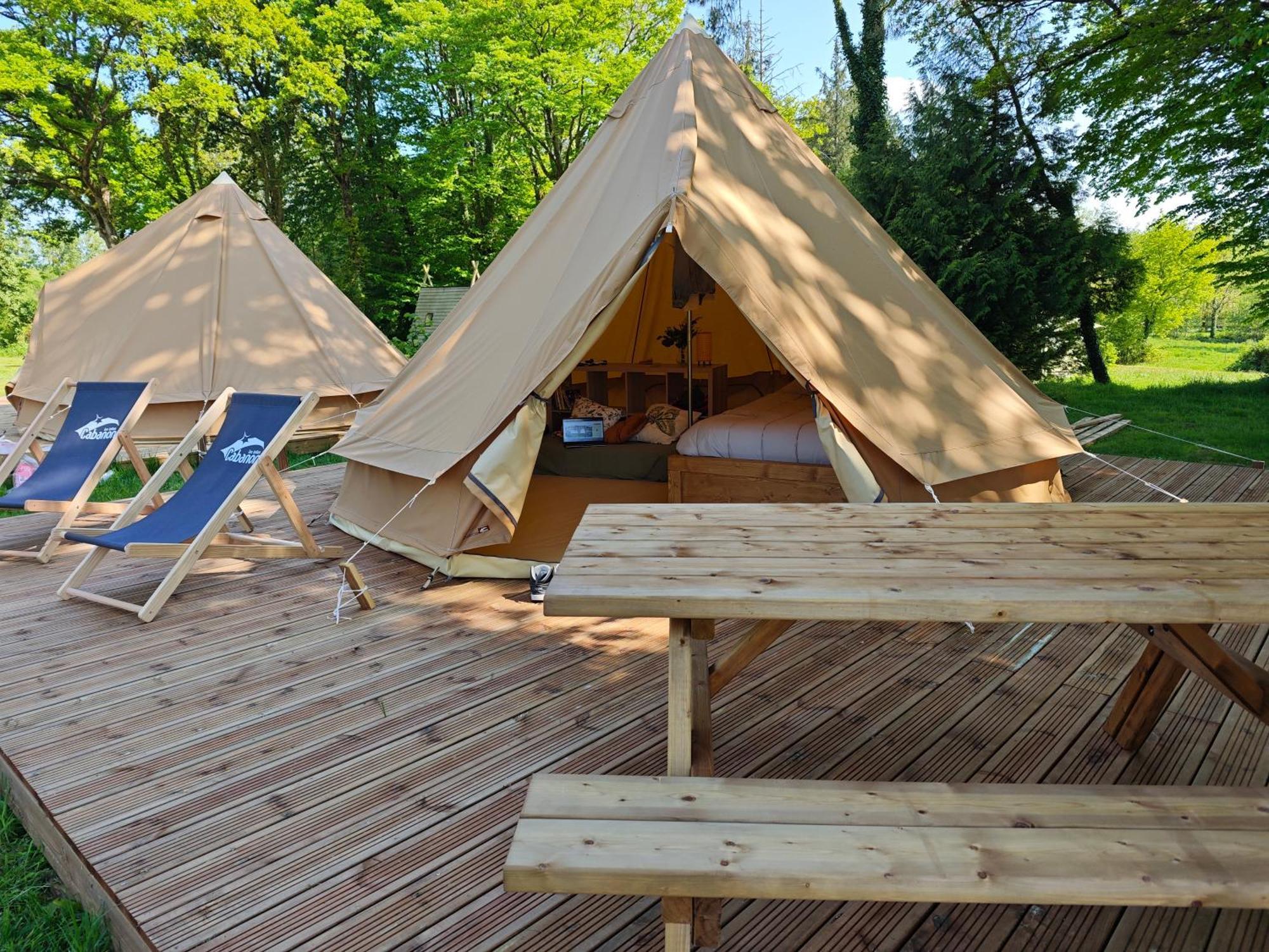 Camping Le Val Aux Fees - Broceliande Concoret Camera foto